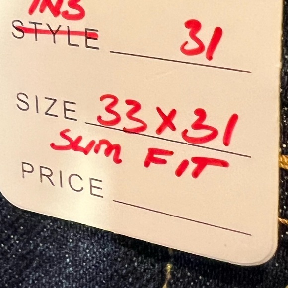 WJ2. Lands End Women's Not Too Low Rise Slim Jeans 33 - Picture 6 of 7